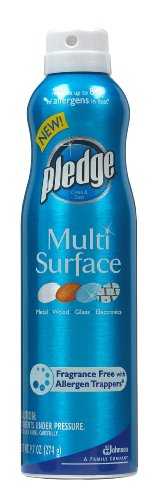 Pledge Multi-Surface Spray, Fragrance Free (Pack of 6)