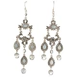 Lee Angel Silver Amazonite Chandalier Earring