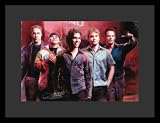 Entourage (Group) Framed & Matted TV Poster Print - 16' X 20'