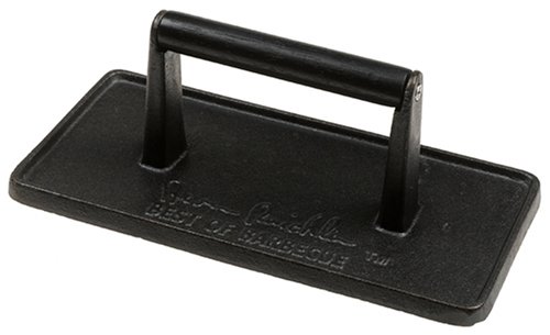 Steven Raichlen Best of Barbecue SR8034 Cast Iron Rectangular Grill Press