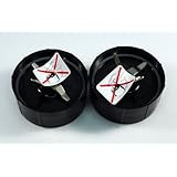 Set of 2 Cross Blades for Magic Bullet Blender Juicer Mixer
