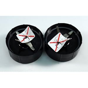 Set of 2 Cross Blades compatible with Magic Bullet Blender Juicer Mixer