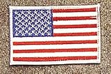 USA Flag - White Border Patch
