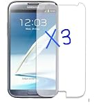 eForCity Reusable Screen Protector Compatible with Samsung&copy; Galaxy Note 2 N7100, 3-Pack