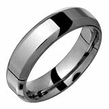 Eden Titanium Band with Bevelled Edges