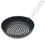 Charcoal Companion 10-1/2-Inch Nonstick Round Wok with Folding Handle