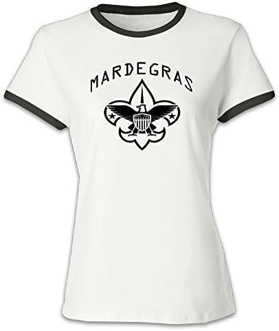 Fleur De Lis Zip Women's Baseball T Shirt Black