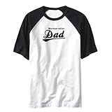 RAGLAN T-SHIRT WHITE AND BLACK  MONTSERRATIAN DAD  MONTSERRAT