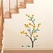 Flower & Leaf - Medium Wall Decals Stickers Appliques Home Decor