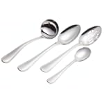 Lenox Vintage Jewel Frosted 4-Piece Stainless Steel Hostess Set