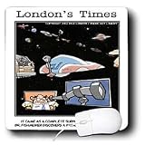 Londons Times Funny Aliens Cartoons - Parallel Parking Universe - Mouse Pads