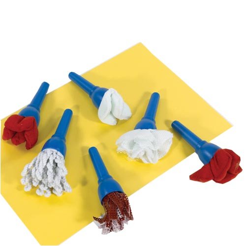 Childrens Toyshop  Toys : Fabric Brushes (Set Of 6)