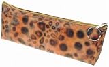 Lenticular Coin Purse / Holder / Case, SOBRE. LEOPARD Star, Golden