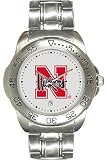 Nebraska Cornhuskers- (University of) Mens Sports Steel Watch