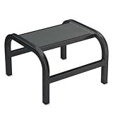 Step Stool, Portable Aluminum, No slip Treads, 9 High, Black CRA201192