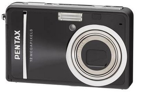 Pentax Optio S12 12MP Digital Camera with 3x Optical Zoom (Black)