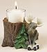 Mountain Moose Votive Candle Holder From Big Sky Carvers