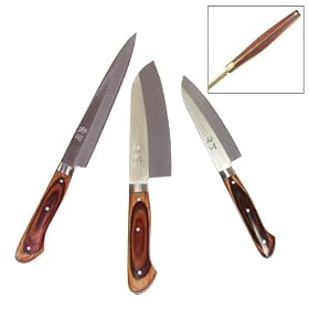 3 Piece Sushi Chef Knife Set by 