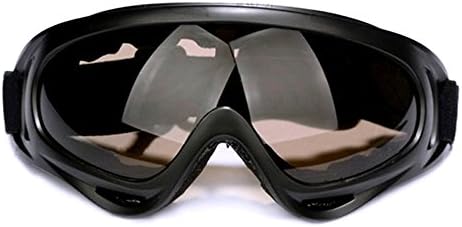 Time4Deal Outdoor Sports Anti-sandstorm Shock UV Protection Goggles Glasses - Dark brown