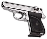 9mm Blank Firing PPK Replica - Silver Finish