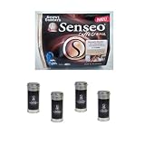 Senseo Caff� Crema Kaffee Pads (16 Kaffeepads) + 4 beschriftbaren Pad Metall Dosen