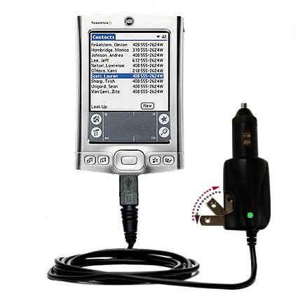 Car and Home 2 in 1 Combo Charger for the Palm palm Tungsten E - uses Gomadic TipExchange Technology