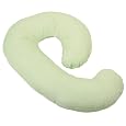 Leachco Snoogle Mini Compact Side Sleeper, Sage/White dot