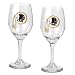 Washington Redskins NFL 2-Piece Wine Glass Set