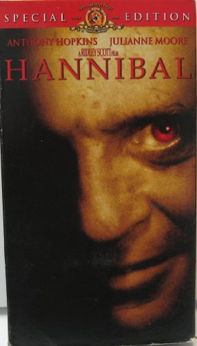 Hannibal Special Edition VHS - Rated R - Starring Anthony Hopkins and Julianne Moore