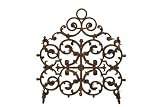 Beacon Hill Classic Bronze Arched Fireplace Screens, Single Panel FireplaceMall Fireplace Screen