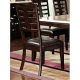 Vancouver Side Chair In Dark Brown Finish by Standard Furniture