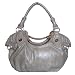 Braided Handle Hobo Handbag