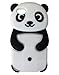 3D Cartoon Lovely Panda Silicone Jelly Skin Case Cover for Apple iPhone 5C (Black)