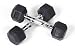 Rubber Coated Hex Dumbbell Set
