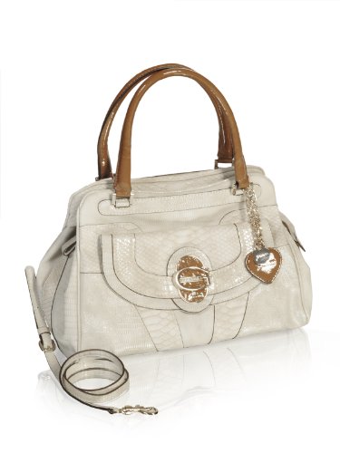 Guess Cool Classic Satchel Bag Stone