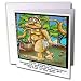 Londons Times Famous People Places Books Cartoons - BIGFOOT AND HIS RESUME - Greeting Cards-12 Greeting Cards with envelopes Image