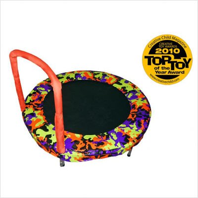 Review Bazoongi Kids 48 Inch Orange Camo Bouncer