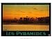 Pyramides by M. Tamplough. ART PRINT Canvas Rolled.. 24.00 inches width by 18.00 inches height. Highest Quality Art Poster Print