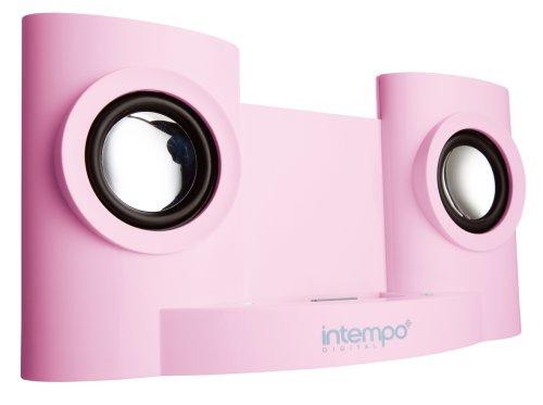 Intempo IDS-01p Speakers and Docking Station for iPod and other MP3 Players - Pink