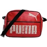 Puma Messenger Reporter Bag- Red/ Black