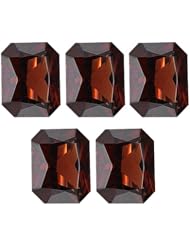 19.60 Cts of 10x8 mm Emerald Radiant Matching Loose Garnet (5 pcs set) Gemstones