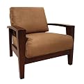 Milano Open Arm Chair- Mocha