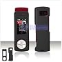BLACK RUBBERIZED TEXTURE SNAP-ON COVER HARD CASE PHONE PROTECTOR for SAMSUNG JUKE SCH-U470 [Beyond Cell Packaging]