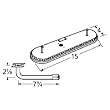 Oval Single Stainless Steel Burner with L-Shaped Venturi
