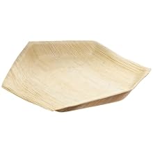Packnwood Palm Leaf Plate, 9.8" Length (4 Packs of 25)
