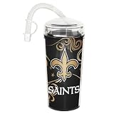 New Orleans Saints NFL Double Wall Dombed Tumbler (16oz)