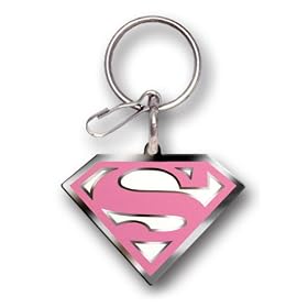 Supergirl Enamel Key Chain