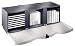 Fellowes CD/Multi-Media - Storage CD cabinet - capacity: 30 CD, 32 diskettes, 30 DVD - graphite, platinum
