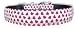 10 inch Leather dog collar - one of our heart dog collars in leather