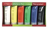 Acrylfarben Geschenkset 6 Tuben a 75 ml Style 28653